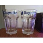 Lot de 2 pinthes hoegaarden 50 cl biere collection bar