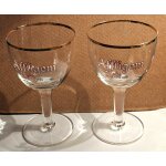 Lot de 2 verres a bi�re affligem