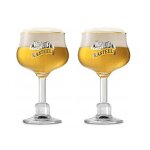 Lot de 2 verres bi�re kasteel 25 cl, neuf et officiel