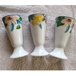 Lot de 3 mazagrans, porcelaine de limoges, pierre arqui�