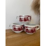 Lot de 3 tasses anglaises constable grindley staffordshire