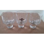 Lot de 3 verres martini on the rockes (vintage )