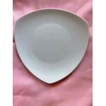 Lot de 4 assiettes a dessert triangulaires