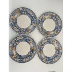 Lot de 4 assiettes a dner en porcelaine churchill - ports of call cadiz - 10, 1 / 4
