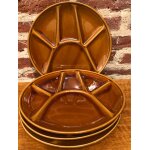 Lot de 4 assiettes a fondue niderviller.
