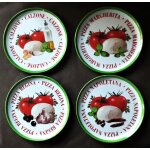 Lot de 4 assiettes a pizza