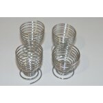 Lot de 4 coquetiers metal Lot de 4 coquetiers metal