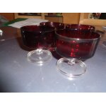 Lot de 4 coupes a fruits