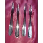 Lot de 4 fourchettes a escargot degrenne