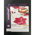 Lot de 4 moules tulipe en silicone mastrad - noir