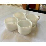 Lot 4 tasses arcopal