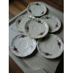 Lot de 6 anciennes assiettes sarreguemines