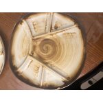 Lot de 6 assiettes a compartiments longchamp pour fondues