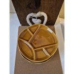 Lot de 6 assiettes a fondue (ou autre) longchamp