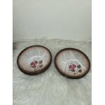 Lot de 6 assiettes a fondue vintage