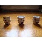 Lot de 6 coquetiers porcelaine yves rocher th�me  la mer