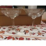 Lot de 6 coupes a champagne en verre Lot de 6 coupes a champagne en verre