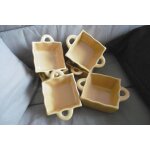 Lot de 6 coupelles carres