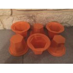 Lot de 6 petits moules a aspics silicone