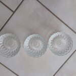 Lot de 6 raviers en verre