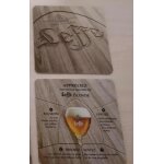 Lot de 6 sous verre leffe carton dur