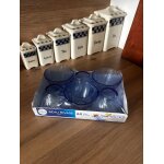 Lot de 6 tasses duralex beau rivage bleues neuves