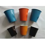 Lot de 6 tasses froissées revol : 3 grandes et 3 petites Lot de 6 tasses froissées revol : 3 grandes et 3 petites