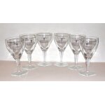 Lot de 6 verres a biere affligem 25cl - verre a pied decor blanc type calice ritzenhoff