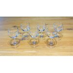 Lot de 6 verres a vin / verres a pied 17 cl neufs