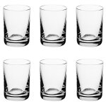 Lot de 6 verrines en verre  taverna  5cm transparent