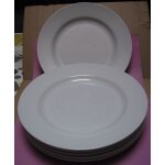 Lot de 7 : assiette creuse 27 cm blanche - ligne imagina porcelaine fine
