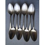 Lot de 8 cuillres en mtal argent 84 gr.