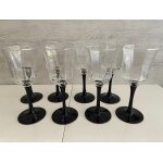 Lot de 8 verres a pieds vin vintage france arcoroc luminarc collection esso 1980 Lot de 8 verres a pieds vin vintage france arcoroc luminarc collection esso 1980
