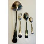 Lot de couverts anciens de 37 pices en mtal maillechort et placage argent wmf 3200 baroque achets ...