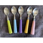 Lot de cuill�res inox vintage