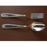 Lot de fourchettes / cuillères / fourchette dessert inox Lot de fourchettes / cuillères / fourchette dessert inox