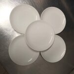 Lot de petites assiettes rondes porcelaine diamtre 14. 5cm