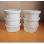 Lot de ramequins ronds en porcelaine blanche pillivuyt Lot de ramequins ronds en porcelaine blanche pillivuyt