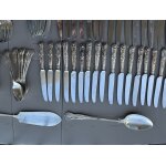 M�nag�re ancienne en m�tal argent� epns ¿ sheffield 1904 - 1930 ¿ 130 pi�ces ¿ tr�s chic