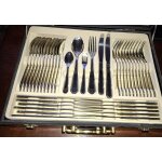 M�nag�re m�tal argent� 75 pi�ces