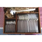 Ménagère métal argenté - art déco - 37 pièces Ménagère métal argenté - art déco - 37 pièces