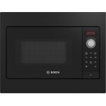 Micro - ondes bosch bfl523mb3f - srie 2 - encastrable - 800 w - 20 l - noir