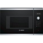 Micro - ondes avec gril bosch bel524ms0 - s�rie 6 - encastrable - 800 w - 20 l - inox