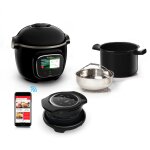 Mijoteur moulinex multicuiseur haute pression cookeo touch wifi + extra crisp yy5479fb