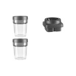 Mini cuve kitchenaid kit 2 bols 200ml + adaptateur k400 / k150 Mini cuve kitchenaid kit 2 bols 200ml + adaptateur k400 / k150