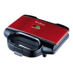 Moulinex accessimo sm180811 - croque - monsieur - 650 watt - rouge / noir Moulinex accessimo sm180811 - croque - monsieur - 650 watt - rouge / noir