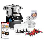 Moulinex i - companion touch pro hf93d8 1550 w 4, 5 l noir et acier inoxydable