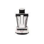 Moulinex volupta hf404110 - robot cuiseur - 3 litres - 1 kwatt - blanc / gris foncé Moulinex volupta hf404110 - robot cuiseur - 3 litres - 1 kwatt - blanc / gris foncé