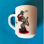 Mug arcopal publicitaire tigre esso baseball