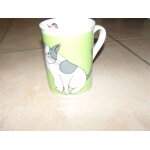 Mug chats gris et blanc et papillon Mug chats gris et blanc et papillon